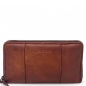 Preview: ZIP WALLET BURNED COGNAC